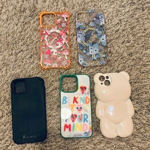 iPhone 14 Plus Phone Cases – 5 Unique Designs – Bundle or Buy!